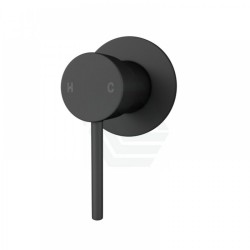Euro 65mm Matt Black Solid Brass Wall Mixer for Bathtub and Basin Euro 65mm Matt Black Solid Brass Wall Mixer for Bathtub and Basin